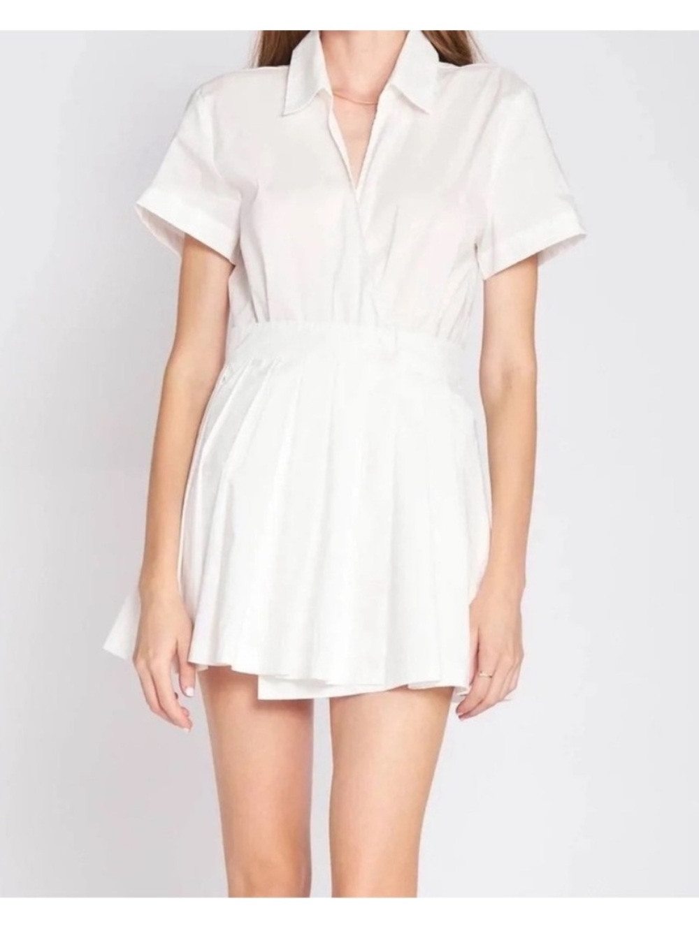 En Saison White Mini Dress